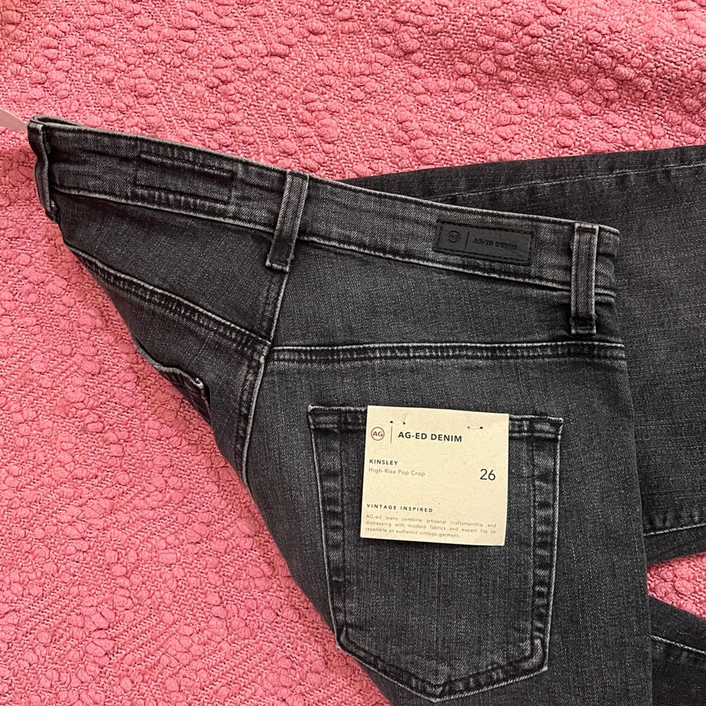AG Women's Black Ankle Jeans - Picture 4 of 7